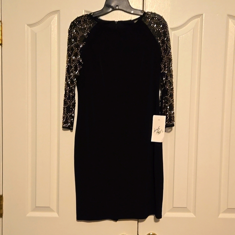 NWT Chetta B Black Dress Size 4